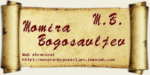 Momira Bogosavljev vizit kartica